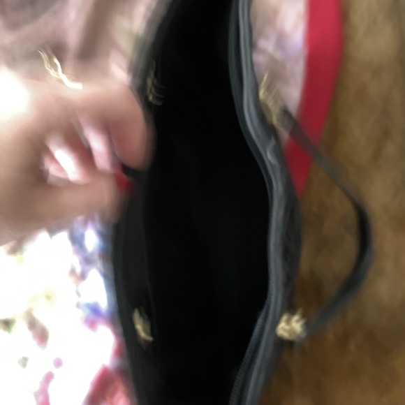 Calvin Klein black velvet animal spotted purse - Picture 8 of 12